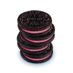 Печенье OREO с какао и начинкой с клубничным вкусом, 228 г