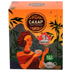Сахар кусковой тростниковый, 500 г