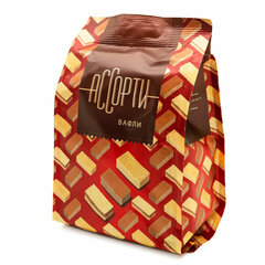 Вафли CONFASHION, ассорти вкусов: крем-брюле, кофе с молоком, халва, 250 г