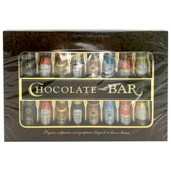Набор конфет CONFASHION "Chocolate-Bar", ассорти с помадной начинкой клубных вкусов, 240 г