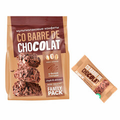 Конфеты мультизлаковые CO BARRE DE CHOCOLAT с темной глазурью, 135 г