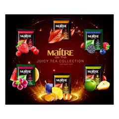 Чай MAITRE &laquo;Сочный чай&raquo;, ассорти 6 вкусов, НАБОР 30 пакетиков по 2 г