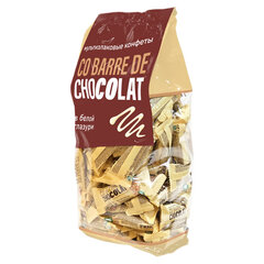 Конфеты мультизлаковые CO BARRE DE CHOCOLAT с белой глазурью, 1000 г