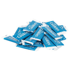 Печенье хрустящее в индивидуальной упаковке WELDAY (ВЭЛДЭЙ) &laquo;Сливочное&raquo;, 100 штук в офис-боксе, 624096