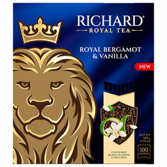 Чай RICHARD "Royal bergamot &amp; vanilla" черный, 100 пакетиков в конвертах по 2 г