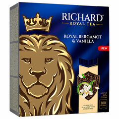 Чай RICHARD "Royal bergamot &amp; vanilla" черный, 100 пакетиков в конвертах по 2 г