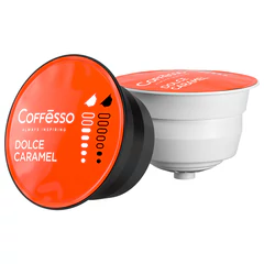 Кофе в капсулах COFFESSO "Dolce Caramel" для кофемашин Dolce Gusto, 8 порций