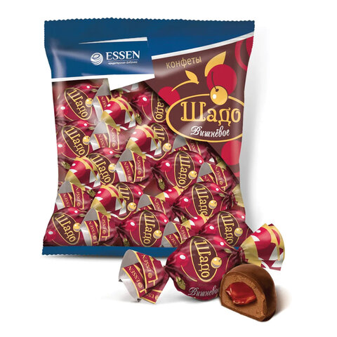 Конфеты глазированные ESSEN "Шадо вишневое" с желейной начинкой, 1000 г - фото 2