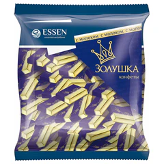 Конфеты шоколадные ESSEN "Золушка" мини-плитки с молоком, 1000 г
