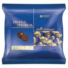 Конфеты шоколадные ESSEN "Truffle Milk" с шоколадно-молочным вкусом, 500 г