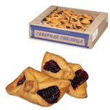 Печенье сдобное СЕВЕРНАЯ СТОЛИЦА "Аппетитка" с черникой 3 кг, картонная коробка