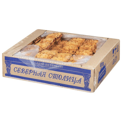 Печенье песочное СЕВЕРНАЯ СТОЛИЦА "Венское" с вишней 5 кг, картонная коробка - фото 4