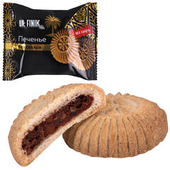 Печенье песочное DR.FINIK &laquo;Солнышко&raquo; с начинкой из финика и апельсина, БЕЗ САХАРА, 700 г