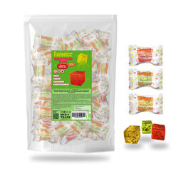 Конфеты мармеладные FLAVIMENTO, ассорти со вкусом киви, клубники и маракуйи, 500 г