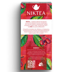 Чай NIKTEA "Энерджи" оолонг со вкусом энергетика, 21 пакетик в конвертах по 1,5 г