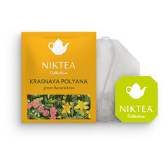 Чай NIKTEA "Красная поляна" зеленый, 25 пакетиков в конвертах по 1,75 г