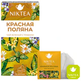 Чай NIKTEA "Красная поляна" зеленый, 25 пакетиков в конвертах по 1,75 г