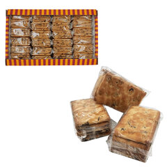 Печенье затяжное СЕМЕЙКА ОЗБИ с изюмом, яблоком и корицей 1,6 кг, по 5 шт. в индивидуальной упаковке