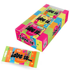Жевательные конфеты в кислой обсыпке LOVE IS, ассорти вкусов, 42 г