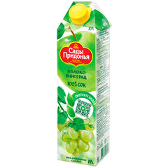 Сок Яблоко/<wbr/>Виноград САДЫ ПРИДОНЬЯ 1 л