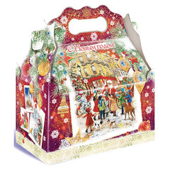 Подарок новогодний &laquo;ЛАРЕЦ БОРДОВЫЙ&raquo;, НАБОР конфет 1000 г, картонная коробка, МОСУПАК