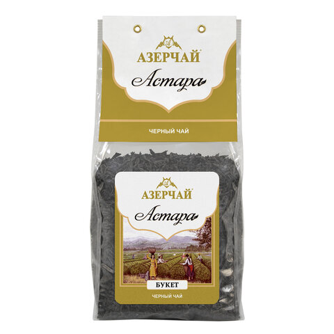 Чай листовой АЗЕРЧАЙ "Астара Букет" черный крупнолистовой 400 г, 418065 - фото 3