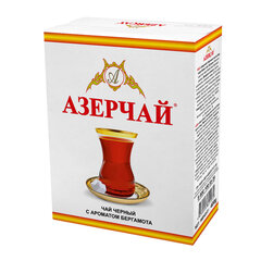 Чай листовой АЗЕРЧАЙ черный с ароматом бергамота среднелистовой 400 г, ш/к 21031