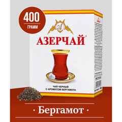 Чай листовой АЗЕРЧАЙ черный с ароматом бергамота среднелистовой 400 г, ш/к 21031