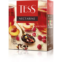 Чай TESS &laquo;Nectarine&raquo; черный с персиком и земляникой, 100 пакетиков в конвертах по 1,8 г