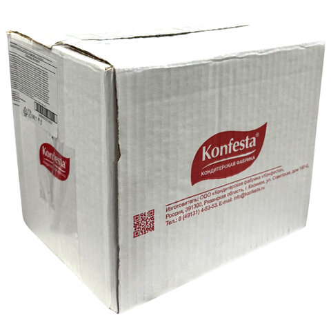 Шоколад порционный KONFESTA горький 68%, 72%, 85%, 90% какао, 1100 г (220 штук по 5 г), ш/к 74931