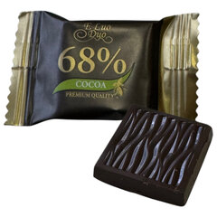 Шоколад порционный KONFESTA горький 68%, 72%, 85%, 90% какао, 1100 г (220 штук по 5 г)