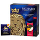 Чай RICHARD "Royal Garden Bouquet" черный с яблоком и мятой, 100 пакетиков по 1,7 г
