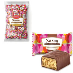 Конфеты глазированные АЗОВСКАЯ "Халва подсолнечная" 1000 г