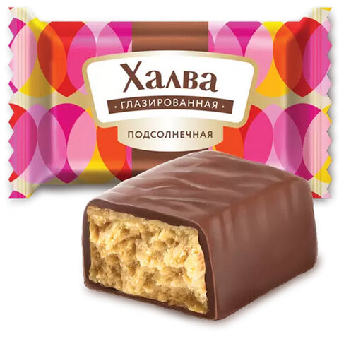 Конфеты глазированные АЗОВСКАЯ "Халва подсолнечная" 1000 г