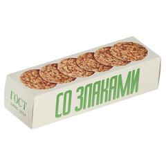 Печенье овсяное ПОЛЕТ классическое со злаками, 250 г