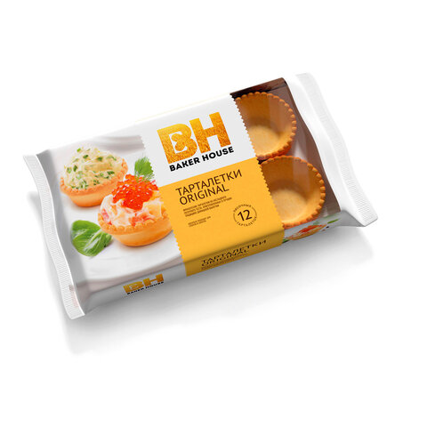 Тарталетки из песочного теста BAKER HOUSE, оригинальные, 180 г
