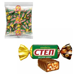 Конфеты шоколадные СЛАВЯНКА &laquo;Степ&raquo; с лесным орехом, арахисом и фундуком, 1000 г