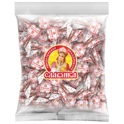Конфеты СЛАВЯНКА "Трюфель" классический, 1000 г, 40190 - фото 3