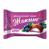 Конфеты глазированные СЛАВЯНКА "Жаклин", французский зефир со вкусом черника-йогурт, 1000 г