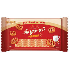 Вафли сдобные мягкие АКУЛЬЧЕВ "Мяфли" 620 г