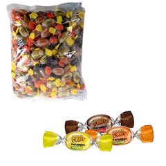Карамель с шипучей начинкой KRUTFRUT со вкусом колы, апельсина, лимона, 1 кг