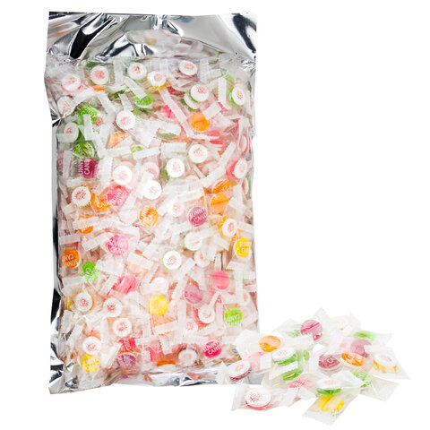 Карамель леденцовая SUNNY CANDY, микс вкусов с аскорбинкой, в индивидуальной упаковке, 1000 г - фото 2