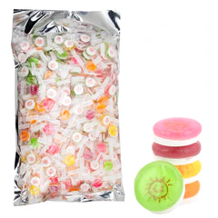 Карамель леденцовая SUNNY CANDY, микс вкусов с аскорбинкой, в индивидуальной упаковке, 1000 г