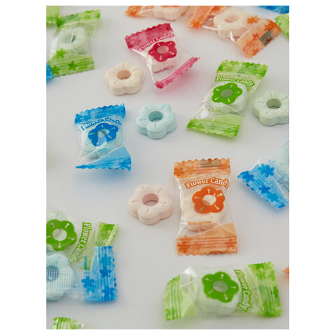 Карамель освежающая FLOWER CANDY, микс вкусов, БЕЗ САХАРА, 500 г