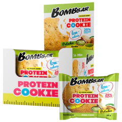 Печенье BOMBBAR "Фисташка" без сахара 40 г, шоу-бокс