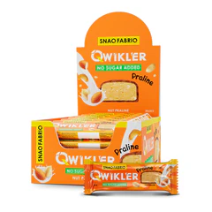 Батончик SNAQ FABRIQ "Ореховое пралине" без сахара 35 г, шоу-бокс