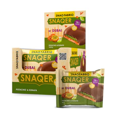 Печенье SNAQ FABRIQ "Фисташка и конуфа" без сахара 45 г, шоу-бокс