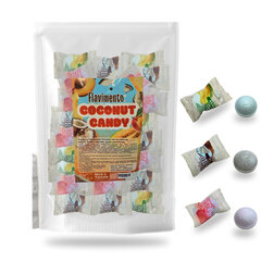 Конфеты FLAVIMENTO "Coconut Candy" ассорти (кокос, белый персик, дыня канталупа) 500 г