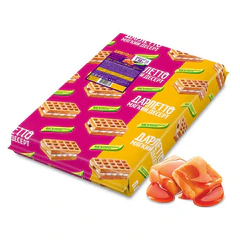 Вафли мягкие с суфле ДАРЛЕТТО со вкусом молочной карамели 1,08 кг