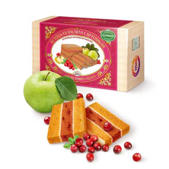 Пастила Белевская со вкусом брусники, БЕЗ САХАРА, 180 г